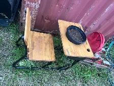 Unique repurposed desk