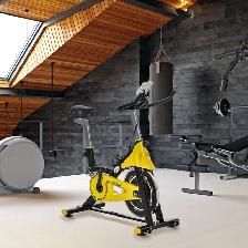 Stationary Exercise Bike, Indoor Cardio Workout Cycling Bike
