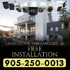 Get Full-Color Night Vision CCTV Security Camera  Installed Toda