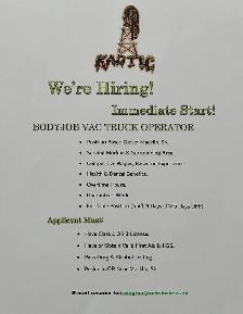 WE'RE HIRING! IMMEDIATE START!