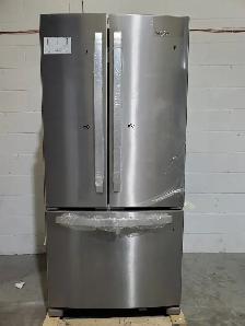 Open Box Whirlpool Refrigerator stainless 33″ New