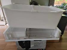LG french door fridge shelves and crispers