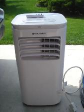 9000 BTU portable air conditioner with remote controll