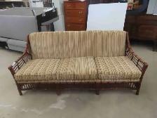 Wicker Sunroom Couch 76' Long