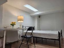 Bedroom at Danforth, Toronto