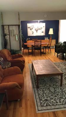 Mid century. Meubles TECK TEAK. Table basse. Crédence. Buffet Bi