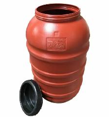 55 Gallon Plastic Rain Barrels