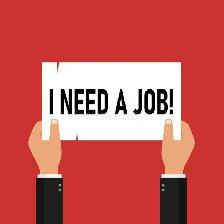 I am looking for a full- time job.