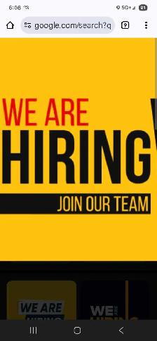 hiring reliable trustable preferably