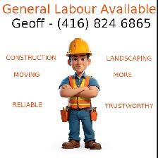 General Labourer Available On Short Notice (Not Hiring)