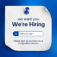 We're Hiring: Sales Manager at Virk Financial