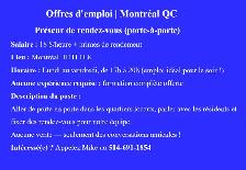Préseur de rendez-vous (porte-à-porte)