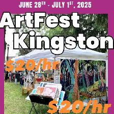 looking for booth helpers at Artfest in Kingston $20/hr