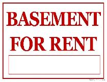 BASEMENT FOR RENT