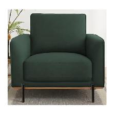 Hammer Fabric Chair, Dark Green