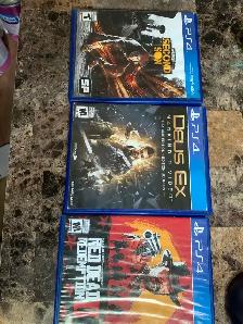 three PS4 Games