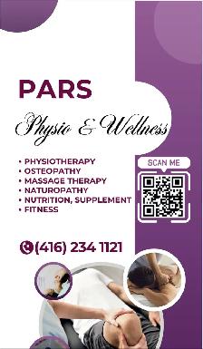 physiotherapist, massage therapist needed