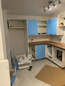 need help for tiles and kitchen cabinets 25$hr