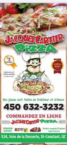 Jacques cartier pizza St Constant