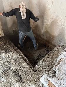 labour to help dig hole for soil test