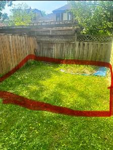 Backyard Digging Job. Help Wanted