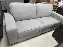 Grey fabric sofa (non reclining)