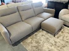 Fabric Sofa with Ottoman - NEW