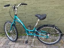 step through upright bicycle