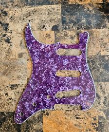 Strat Purple Pearl Pickguard Brand New
