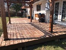 Composite deck install