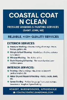 coastal Coat N clean painting