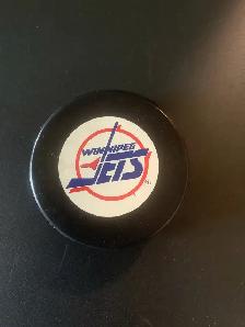 Vintage Winnipeg Jets hockey puck