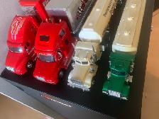 Toy semi trucks and trailers