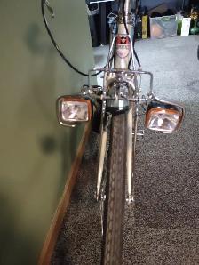 Vintage retro touring bicycle