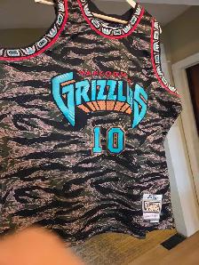 NBA Jersey Grizzlies Tiger Camo Throwback XXL