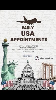 Early usa visa slots are available you can contact us