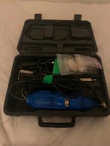 POWERFIST 41 pc Variable-Speed Electric Rotary Tool Kit