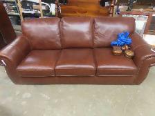 Leather Couch 58'' Wide