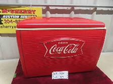 Vintage Drink Coca Cola Ice Box Picnic Cooler