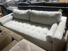 new mid century modern sofa blowout
