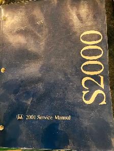 Genuine Honda S2000 service manual