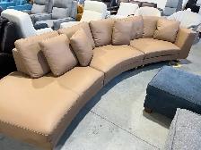 Top Grain Leather Sectional - NEW