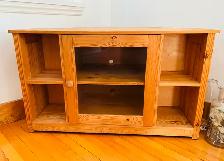 Pine Corner TV Stand $80