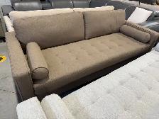Mid century modern sofas in assorted colours