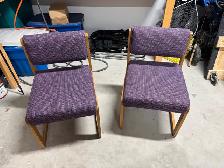 2 retro mcm chairs
