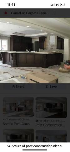 Post Construction Clean-Up Assistant