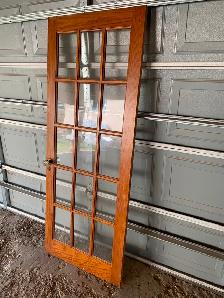 Solid Oak French door