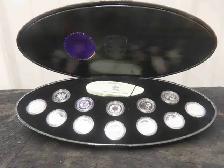 RCM 2000 Sterling Proof 12 Millennium Quarter set