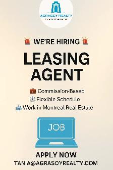 Leasing Agent-Commission Based