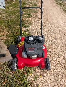 Yard machines push mower